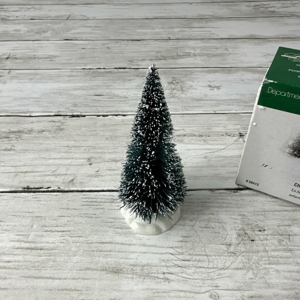 Department 56 CHILD'S PLAY 58415 Christmas Village - Box Rolling Hoops and tree - Picture 4 of 9